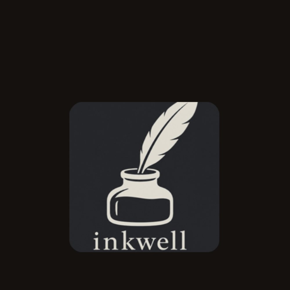 Inkwell app icon — a quill in an inkwell